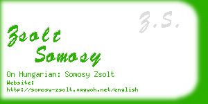 zsolt somosy business card